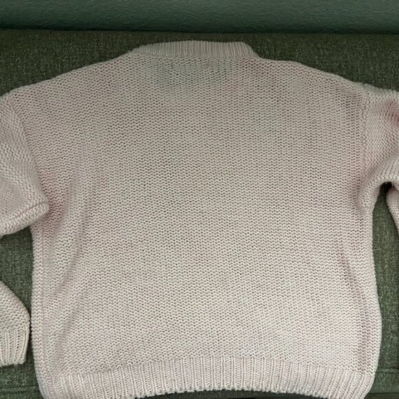 VTG Hunt Club Pink Crew Neck Knit Long Sleeve Sweater Size Large (14) - Picture 14 of 14